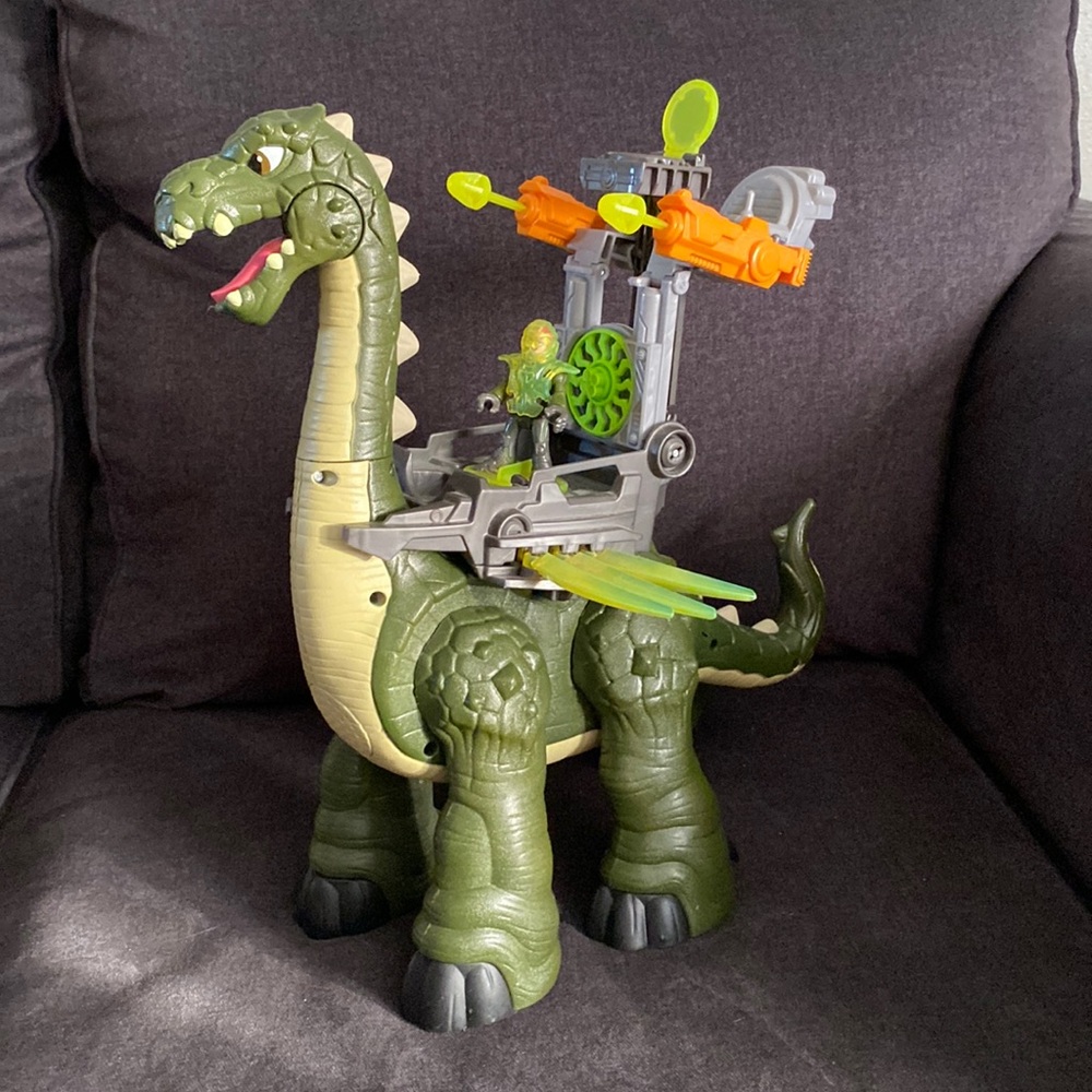 Fisher Price Imaginext roaring dinosaur